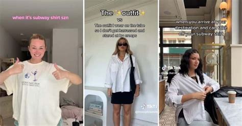 Women explain why they wear 'subway shirts' over their outfits this summer - Scoop Upworthy