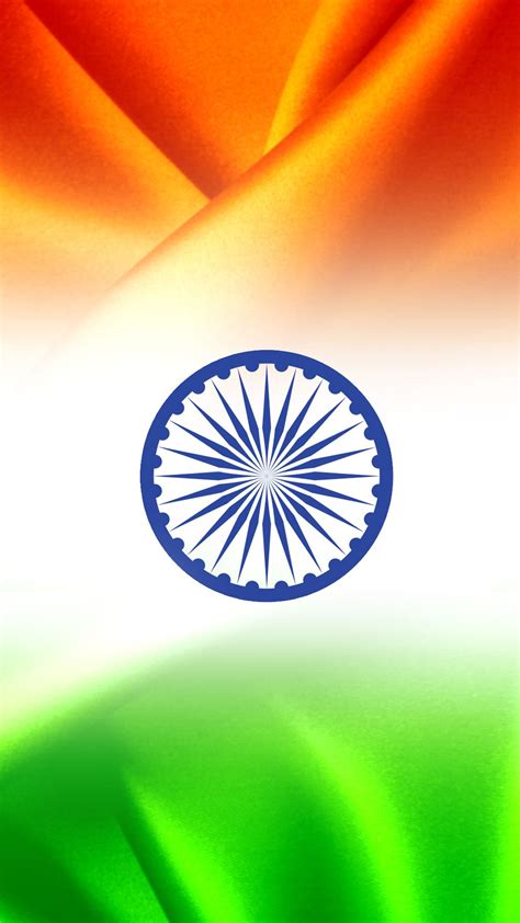 Tricolour India Flag Wallpaper for Mobile Phone