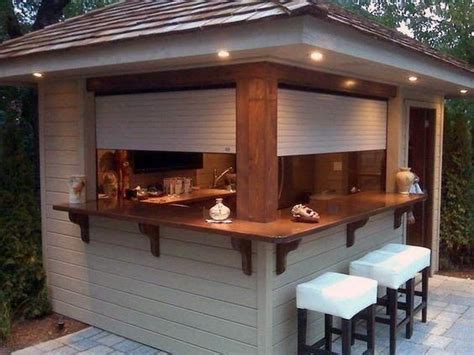 shed building plans See this | Bar shed, Diy outdoor bar, Backyard bar