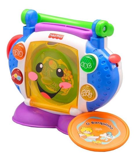 Fisher Price Aprender E Brincar Cd Player P5314 - Mattel | Mais Barato ...