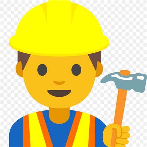 Emoji Laborer Construction Worker Architectural Engineering Meaning, PNG, 1200x1200px, Emoji ...