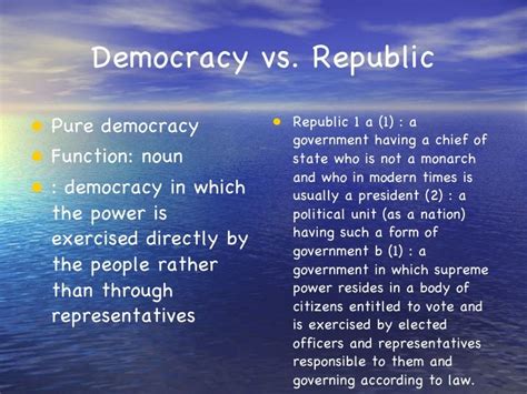 What Is A Republic