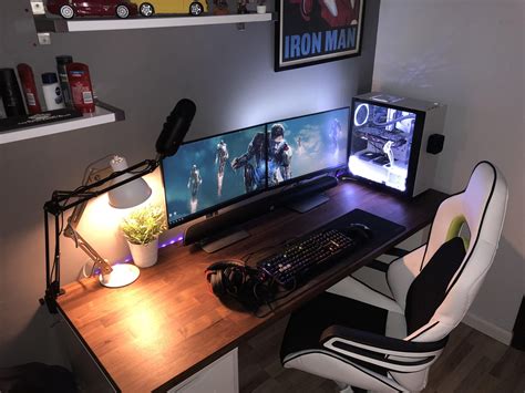 Long time since I posted here | Video game rooms, Desk setup, Computer desk setup