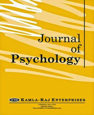 The Journal of Psychology (J Psychology) ~ Free Journal