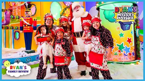 Ryan's Mystery Playdate Christmas Special with Santa and Rosanna Pansino!!! - Win Big Sports