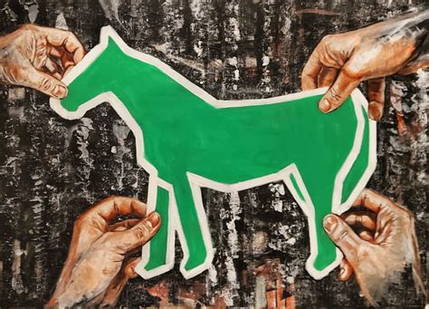 Le cheval. Another one of my paintings. - 9GAG