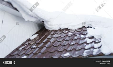 Snow On Roof Sky Snow Image & Photo (Free Trial) | Bigstock