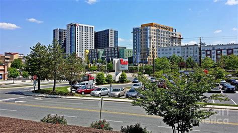 Skyline of Wheaton, Maryland Photograph by Ben Schumin - Pixels