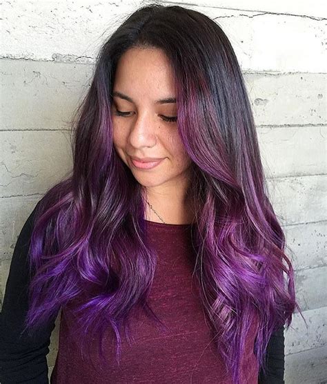 40 Versatile Ideas of Purple Highlights to Complement Your Tone