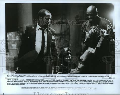 1987 Press Photo Bill Pullman & Badja Djola in The Serpent and the Rai - Historic Images