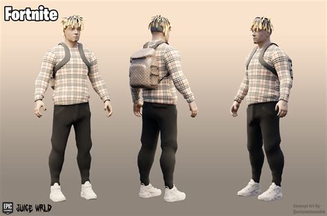 ArtStation - Juice Wrld Fortnite concept art