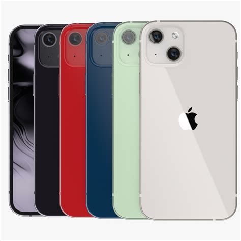 Apple iPhone 13 All Colors model - TurboSquid 1740661