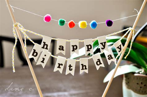 Say it Out Loud: Adorable Homemade Birthday Banners