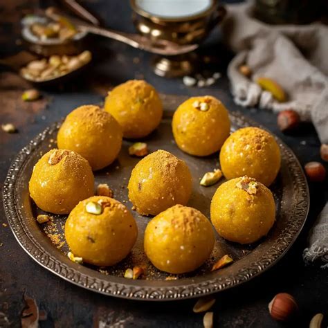 Besan Ke Laddu Recipe - How to make Besan Ke Laddu - khaddoroshik