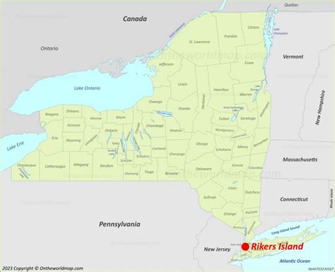 Rikers Island Map | Bronx, New York City, U.S. | Detailed Maps of Rikers Island