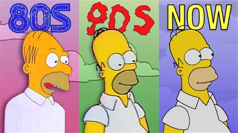 The Art Evolution of The Simpsons - YouTube