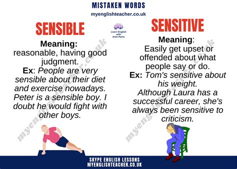 SENSIBLE and SENSITIVE - My Lingua Academy