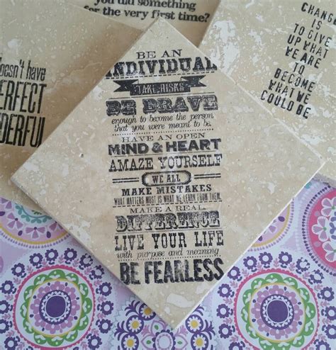 Inspirational coasters Inspirational quotes coasters home | Etsy