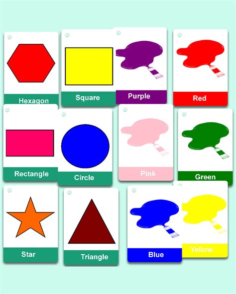 Best Colors and Shapes Flashcards for Toddlers 2022- Zstore UK