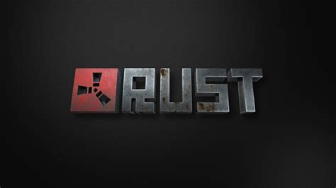 Download Caption: 3D Rust Logo Design Wallpaper | Wallpapers.com