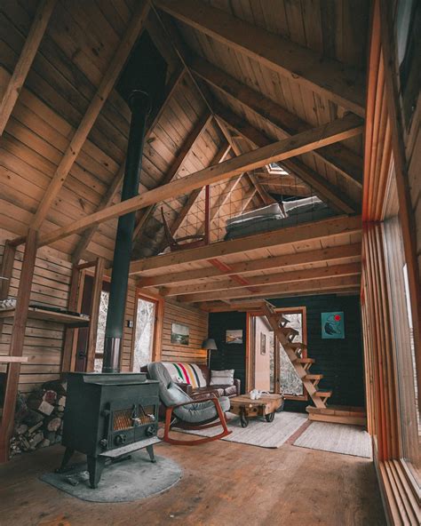 Tiny House Cabin, Cabin Life, Tiny Cabins, Tiny Houses, Trendy Living Rooms, Small Living Rooms ...