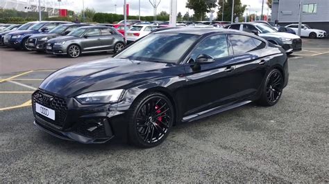 Brand New Audi RS5 Sportback Carbon Black | Stoke Audi - YouTube