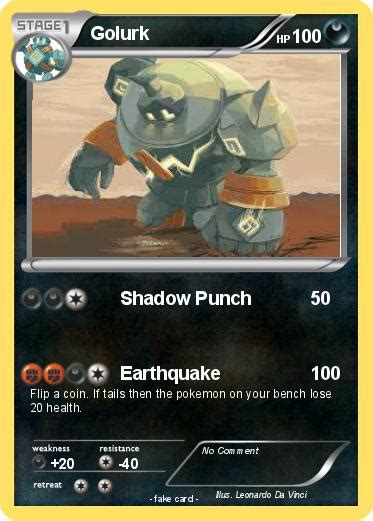 Pokémon Golurk 84 84 - Shadow Punch - My Pokemon Card