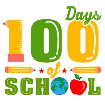 100 Dias De Escola PNG Images | Vetores E Arquivos PSD | Download ...