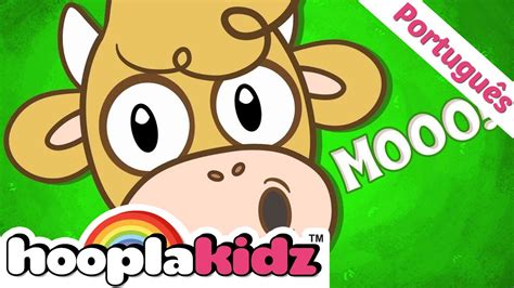 Os Sons Dos Animais | Músicas Infantis 🐮 | HooplaKidz Brasil - YouTube