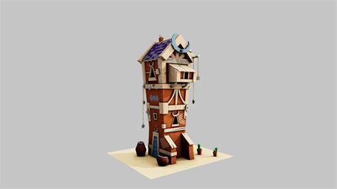 Moon House - Download Free 3D model by Victor_GM [d4c11b2] - Sketchfab