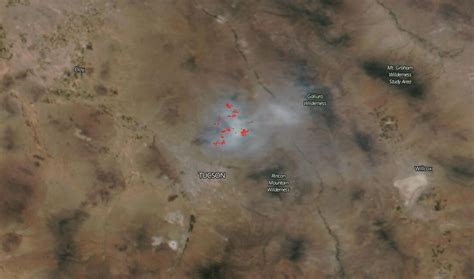 63 Mile Smoke Trail From Bighorn Fire Captured by NOAA/NASA Satellite