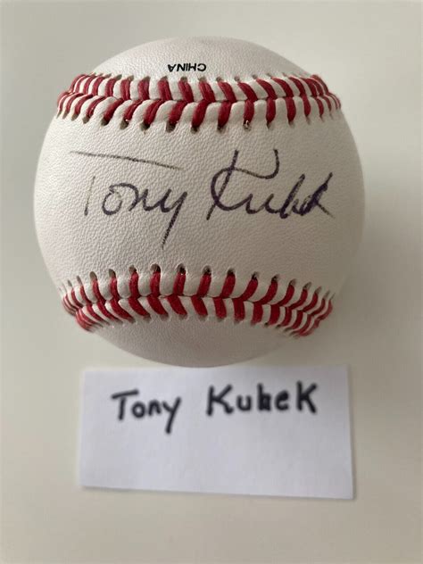 Tony Kubek NY Yankees Signed Autographed Wilson Baseball | eBay