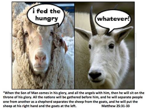 Parable Of The Sheep And Goats