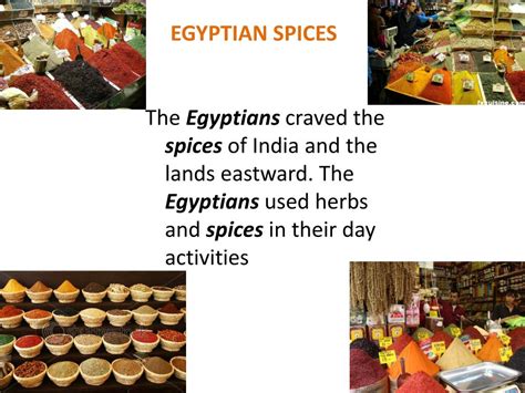 PPT - Egyptian spices PowerPoint Presentation, free download - ID:2438872