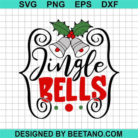 Jingle Bells Christmas SVG, Jingle Bells SVG, Merry Christmas SVG