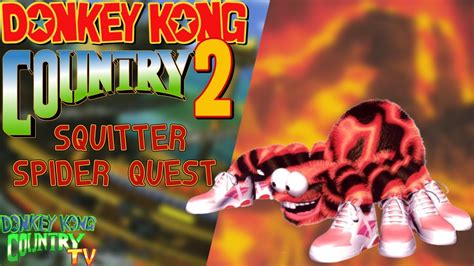 DKC 2 : Squitter' Spider Quest #part1 (dkc2 hack) - YouTube