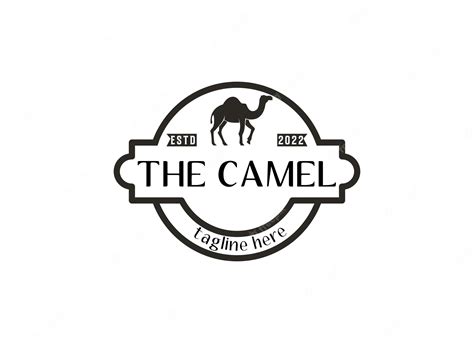 Premium Vector | Camel logo with the title'the camel