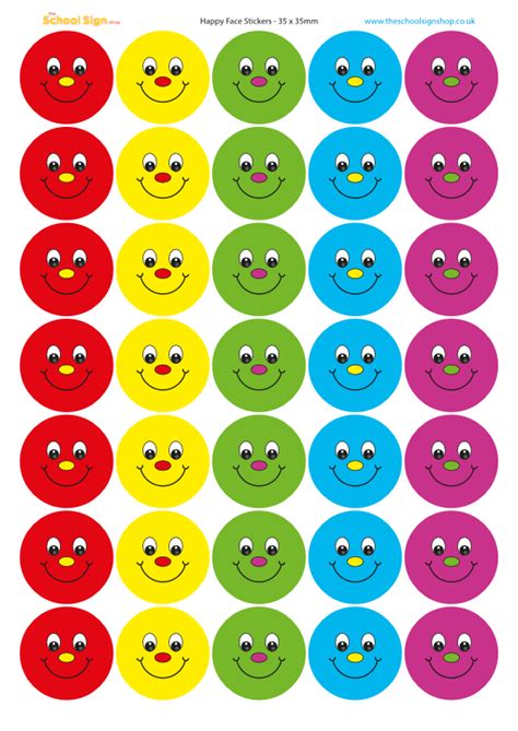 Vinyl Decals Sticker Happy Smiley Face Symbols Emoticons Emojis Symbols ...