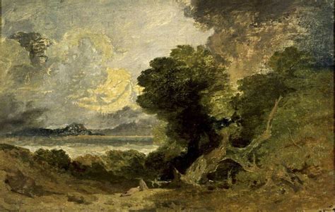 "Landscape with Lake and Fallen Tree" J M W Turner - Artwork on USEUM