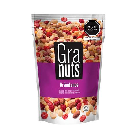 Mix de Frutos Secos con Arándanos Granuts 180g - Wong.pe