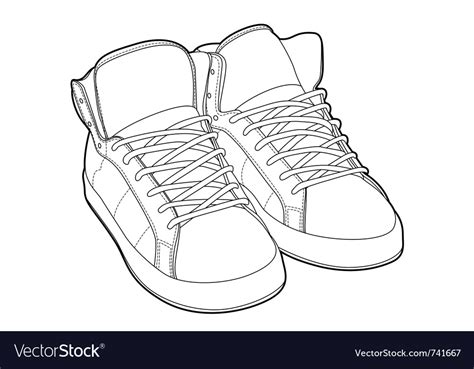 Sneakers #2, Sneakers Svg, Sneakers Outline Svg, Sneakers Shoe Svg, Shoe Png, Svg File For ...