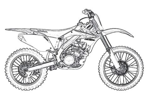 Dirt Bike Drawing | Bike drawing, Star coloring pages, Whale coloring pages