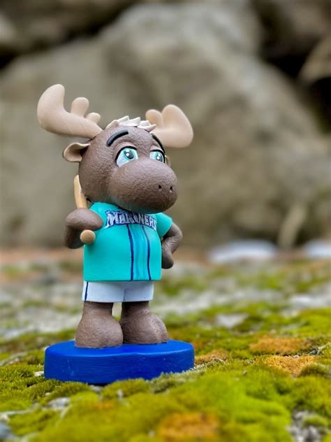 Free STL file Mariners Moose (Baseball Mascot, Washington State) ⚾・3D ...