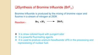 INTER HALOGENS COMPOUNDS PPT.pptx....... | PPT