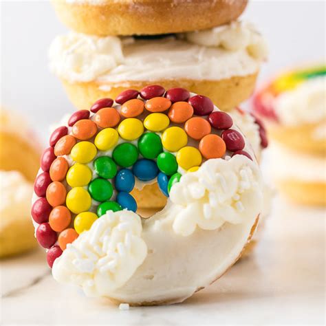 Rainbow Donuts - How To Make Rainbow Donuts