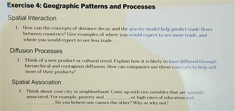 Solved Spatial Interaction 1. How can the concepts of | Chegg.com