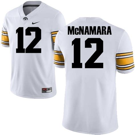 Iowa Hawkeyes Nike McNamara White Jersey