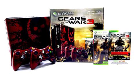 Gears of War 3 Xbox 360 Console (Limited Edition) Unboxing - YouTube