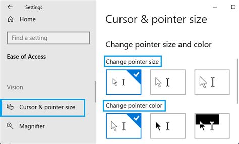 How to Enlarge Cursor and Change Mouse Pointer in Windows 10 - Techbout