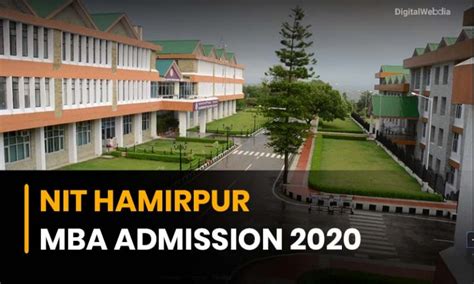 NIT Hamirpur MBA Admission (2021-22) Step-by-Step Guide to Apply